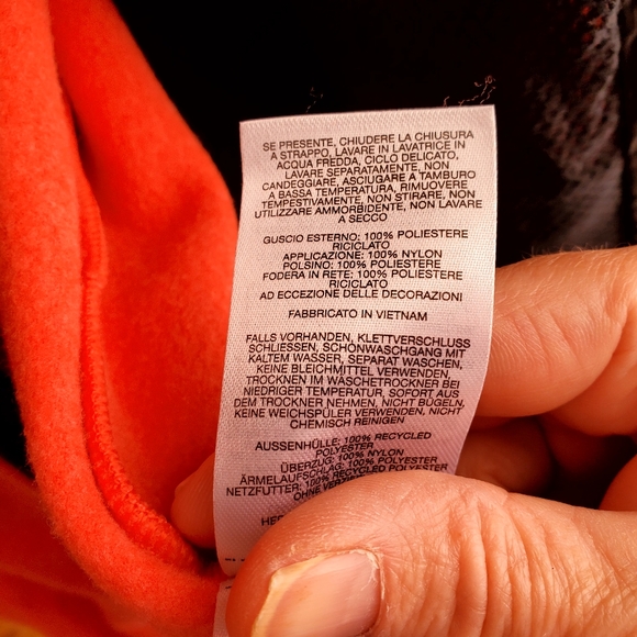 NWT Mountain Hardwear Men's Orange & Black First Tracks Fleece Jacket Medium - Picture 9 of 10